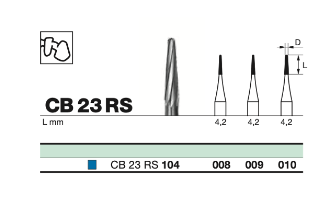 Бор твс D+Z  / CB 23 RS 104.008